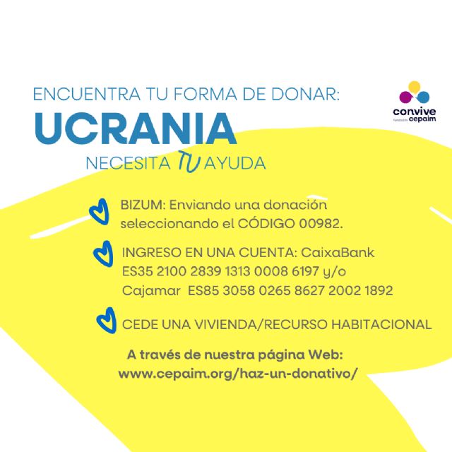 Fundación Cepaim pone en marcha la campaña ´Ucrania necesita TU ayuda: #TúyTúSomosMás´ - 3, Foto 3