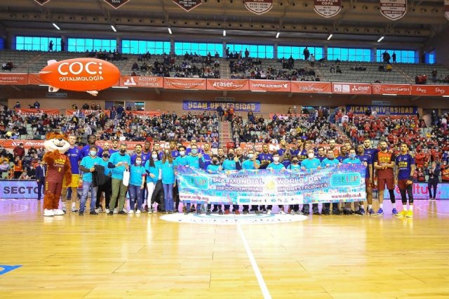 UCAM Basket y FC Barcelona dan visibilidad al día mundial de las lipodistrofias