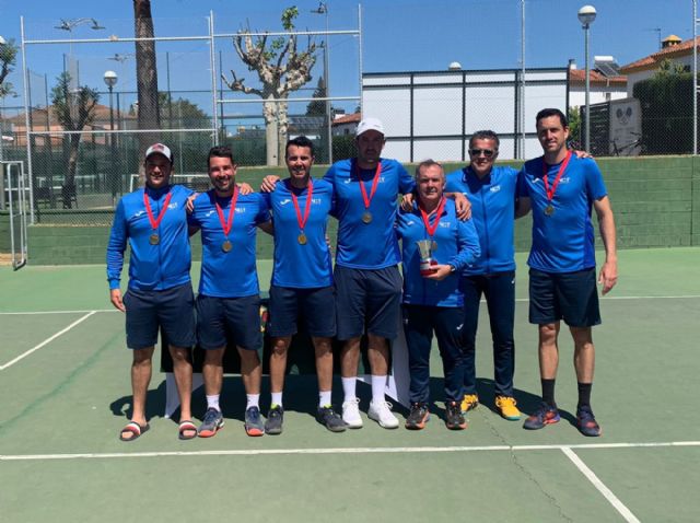 El totanero Pedro Cánovas campeón de España +35 con el equipo del Real Murcia Club de Tenis, Foto 1