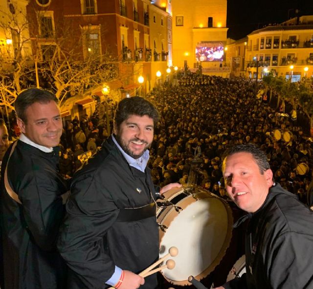Miras asiste a la Semana Santa de Cieza y la Noche de los Tambores de Mula, ambos de Interés Turístico Internacional - 2, Foto 2