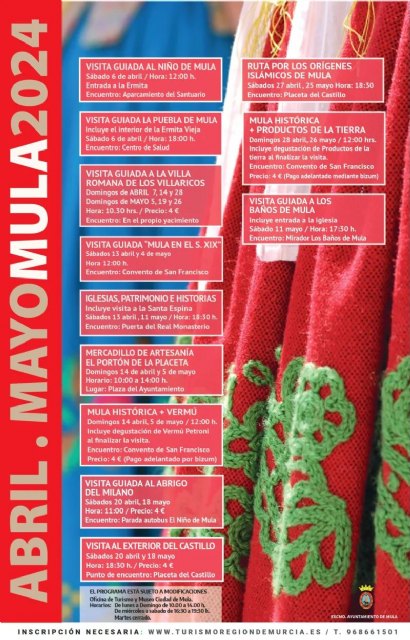 Actividades de abril y mayo en Mula - 1, Foto 1