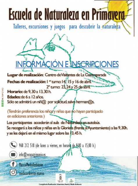 La Escuela de la Naturaleza en Primavera oferta plazas para que los niños realicen actividades medio ambientales en La Contraparada - 1, Foto 1