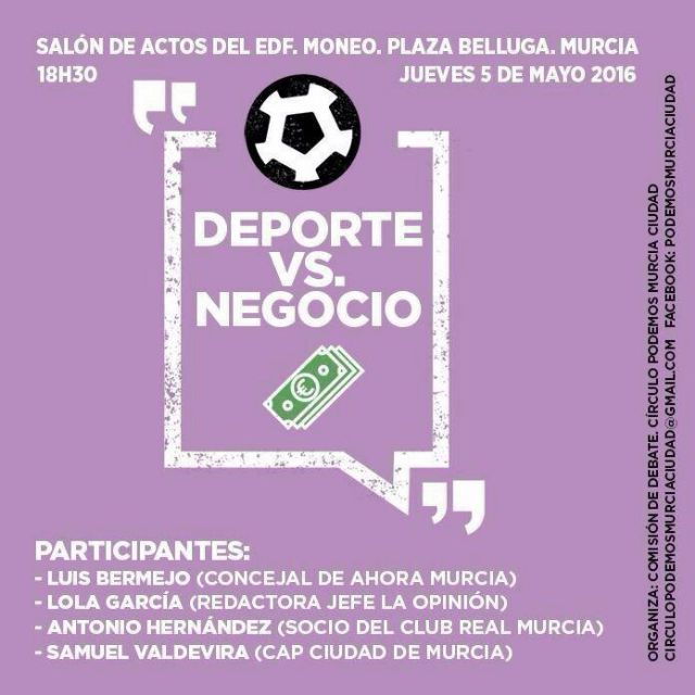 La gestión y estado de las instalaciones deportivas de Murcia a debate - 1, Foto 1