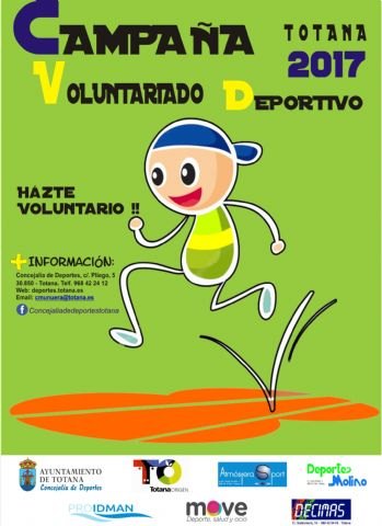 La Concejalía de Deportes promueve una campaña de captación para incentivar el voluntariado deportivo en Totana, Foto 2