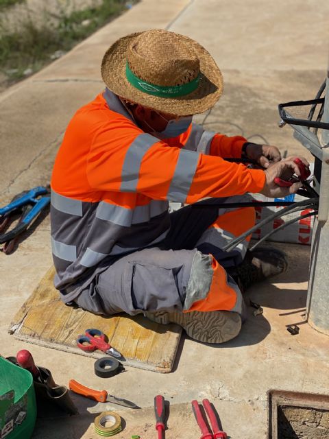 El Ayuntamiento procede a la reparación del cableado sustraído en el Polígono Industrial Municipal de Balsicas - 5, Foto 5