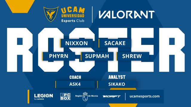 UCAM Esports Club presenta su nuevo roster de Valorant para esta temporada - 1, Foto 1