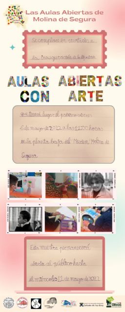 El MUDEM de Molina de Segura acoge la exposición AULAS ABIERTAS CON ARTE del 5 al 11 de mayo - 1, Foto 1