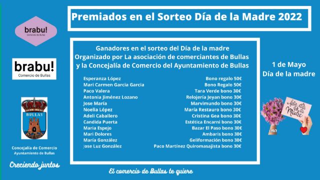 Premiados en el Sorteo Día de la Madre - 1, Foto 1