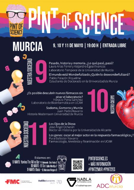 Pint of Science Murcia 2022: La ciencia se cuela en los bares de Murcia del 9 al 11 de mayo - 1, Foto 1