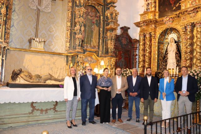 Las imágenes de la Santísima Virgen de los Dolores y del Santísimo Cristo Yacente del Paso Azul distinguidas como Bien de Interés Cultural - 1, Foto 1