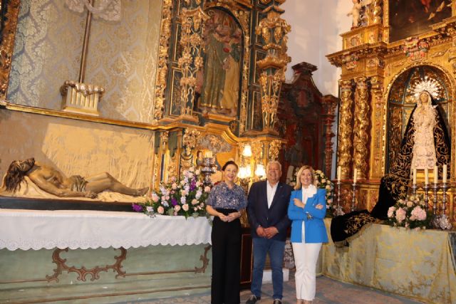 Las imágenes de la Santísima Virgen de los Dolores y del Santísimo Cristo Yacente del Paso Azul distinguidas como Bien de Interés Cultural - 3, Foto 3