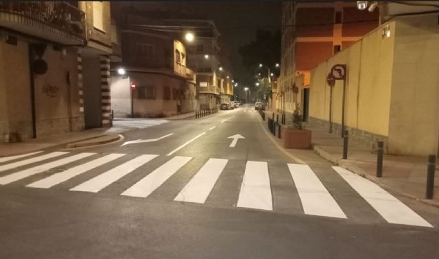Un total de 26 pedanías mejoran su seguridad vial gracias al repintado de la señalización horizontal - 4, Foto 4