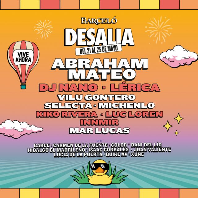 Abraham Mateo, Lérica o Mar Lucas, artistas confirmados para Desalia 2025 - 1, Foto 1