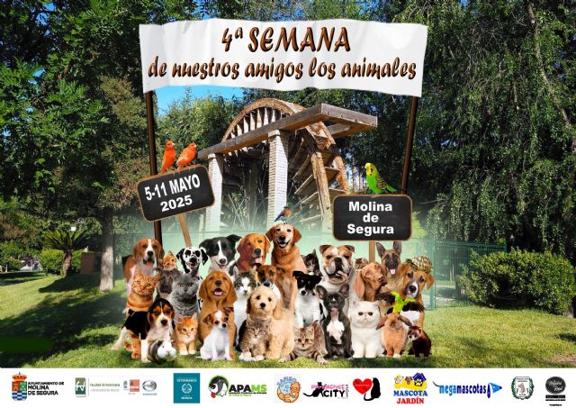 Molina de Segura celebra la cuarta edición de la Semana de nuestros amigos los animales del 5 al 11 de mayo - 1, Foto 1