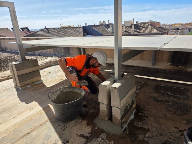 El Ayuntamiento de Lorca realiza una intervención en el antiguo convento de La Merced para reparar los daños causados por la DANA del año pasado - 3, Foto 3