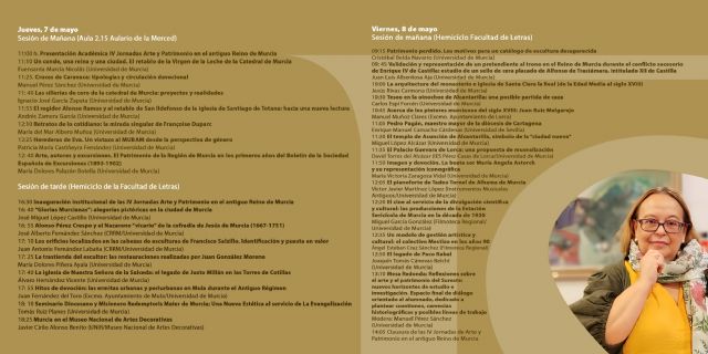 IV Jornadas Arte y Patrimonio en el antiguo Reino de Murcia. Facultadde Letras, Universidad de Murcia, 7 y 8 de mayo - 2, Foto 2