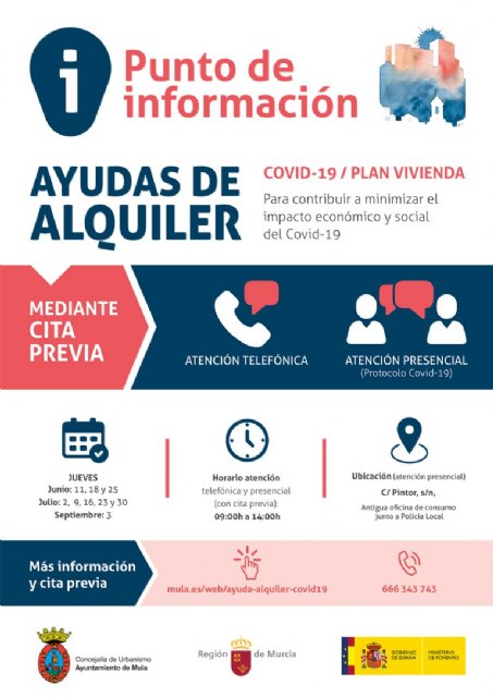 Punto de información de las ayudas de alquiler COVID-19 en Mula - 1, Foto 1