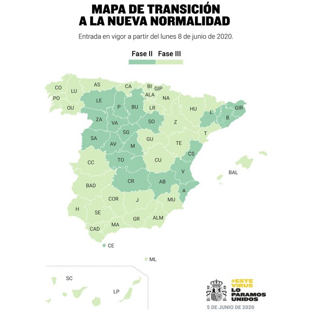 El 52% de la población española podrá retomar las actividades recogidas en la fase 3 a partir del próximo lunes, Foto 2