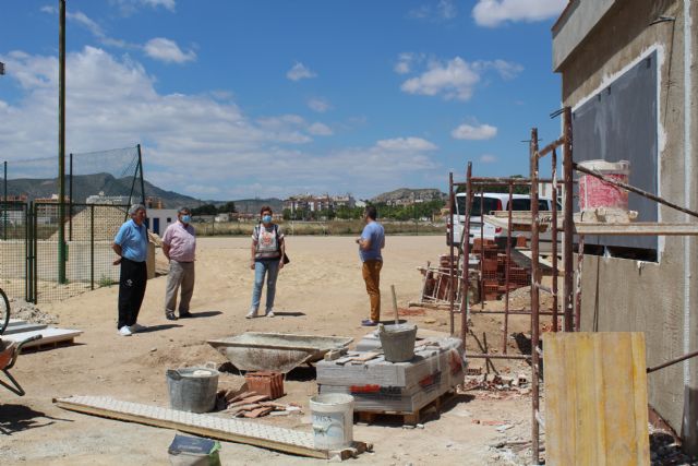 Las obras de construcción de un quiosco permanente en el Polideportivo La Hoya finalizan la próxima semana - 2, Foto 2