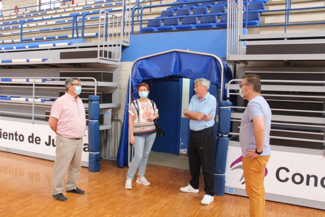 Las obras de construcción de un quiosco permanente en el Polideportivo La Hoya finalizan la próxima semana - 4, Foto 4