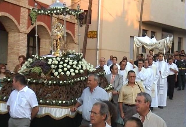 Foto de archivo. Corpus Christi Aledo 2006, Foto 1