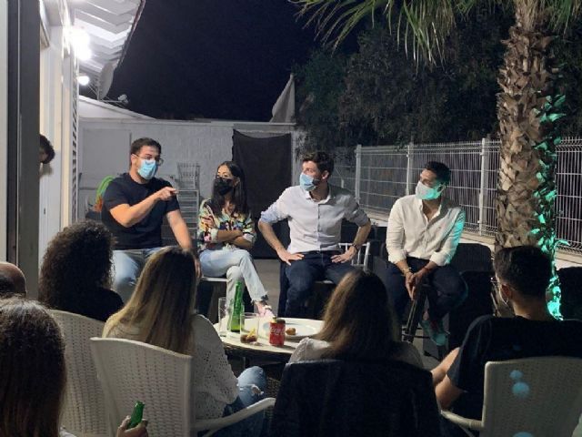 Omar Anguita, Secretario General de Juventudes Socialistas de España, visita Águilas - 3, Foto 3