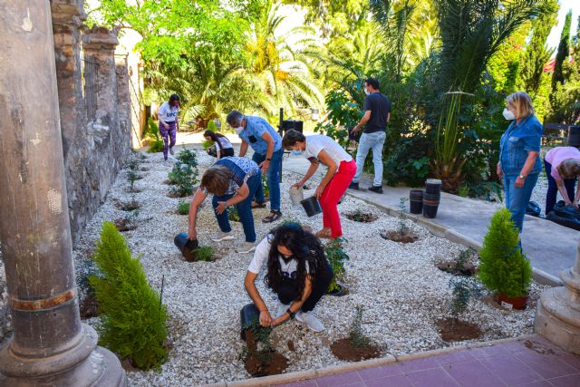 Personas mayores de Cartagena plantan especies autóctonas para revitalizar el jardín de La Milagrosa - 2, Foto 2