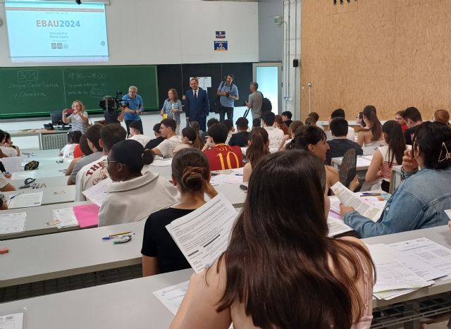 8.741 estudiantes realizarán 43.716 exámenes en las Pruebas de Evaluación de Bachillerato para el Acceso a la Universidad en la Región - 1, Foto 1