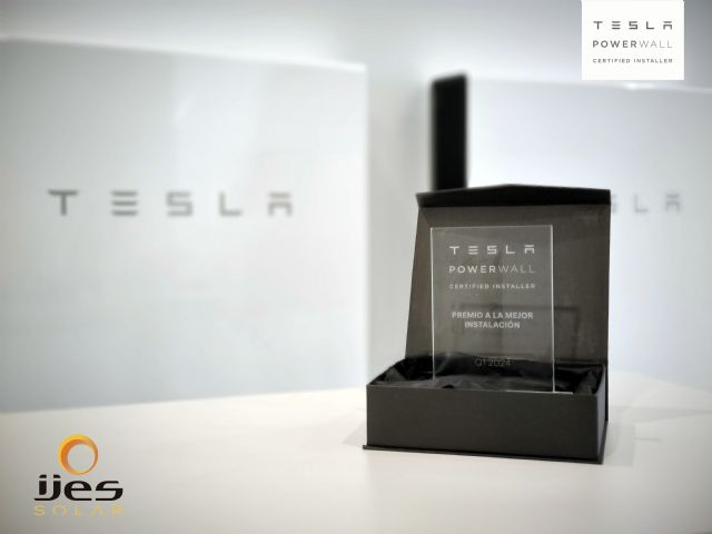 Ijes Solar recibe el premio Tesla a la mejor instalación - 1, Foto 1