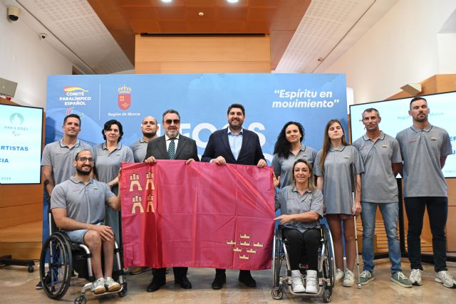 Fernando recibe a los deportistas de la Región preseleccionados para los Juegos Paralímpicos - 2, Foto 2