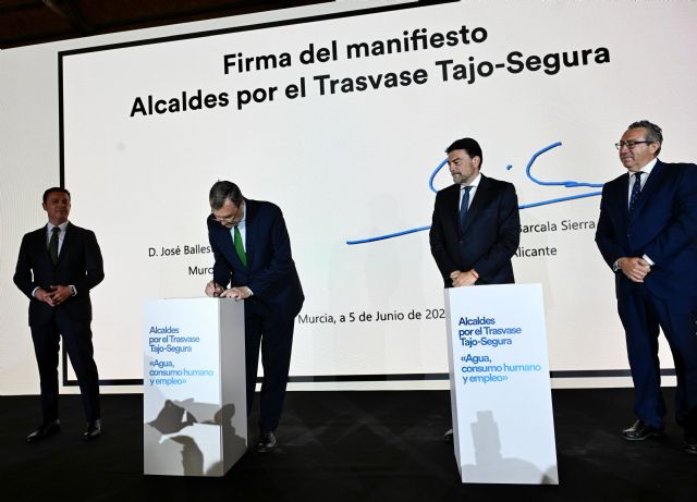 Los alcaldes del Sureste español se unen en defensa del Trasvase Tajo-Segura en Murcia - 3, Foto 3