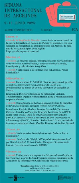 La Comunidad celebra la Semana Internacional de los Archivos con exposiciones, conferencias y visitas guiadas - 1, Foto 1