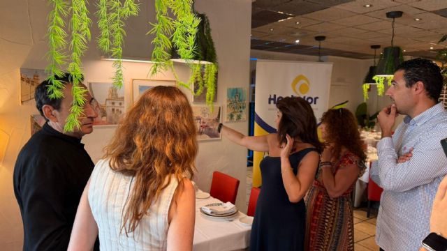 El Restaurante Paredes acoge una exposición de acuarelas sobre el casco histórico de Lorca fruto de la colaboración entre cultura, turismo y hostelería - 3, Foto 3