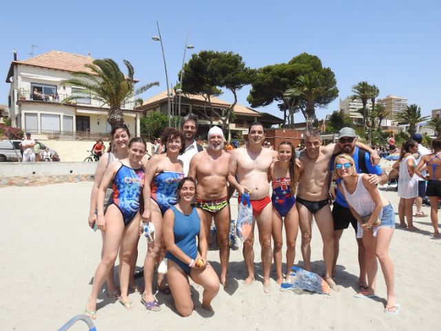 EL Club Natación Ciudad de Murcia en la XIV Travesia Playas de San Javier - 1, Foto 1