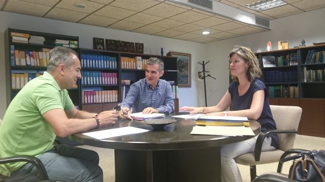 El director general del Agua aborda con la alcaldesa de Blanca el estado de las obras del municipio - 1, Foto 1