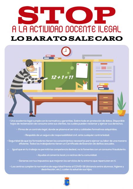 La competencia desleal de la actividad docente ilegal, un peligro extra para el verano - 1, Foto 1