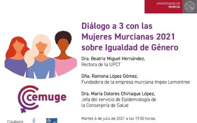 Las tres Mujeres Murcianas del año 2021 participan en un diálogo en la UMU sobre Igualdad de Género - 1, Foto 1