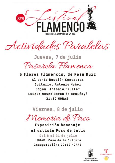 El XXVI Festival Flamenco de San Pedro del Pinatar comienza con moda y un homenaje a Paco de Lucía - 1, Foto 1