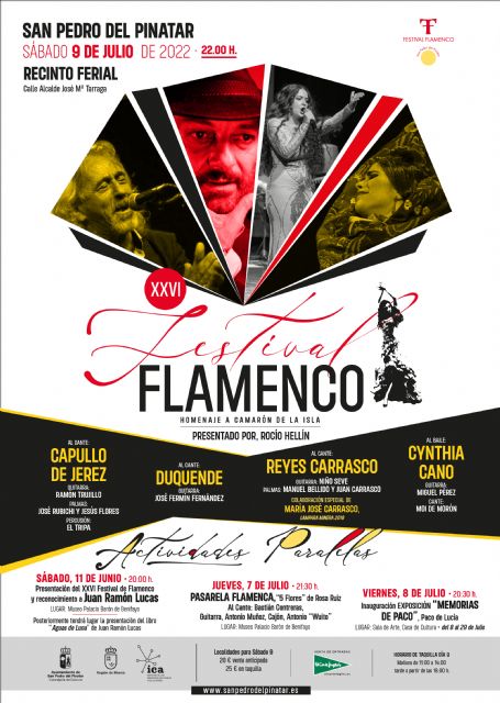 El XXVI Festival Flamenco de San Pedro del Pinatar comienza con moda y un homenaje a Paco de Lucía - 5, Foto 5