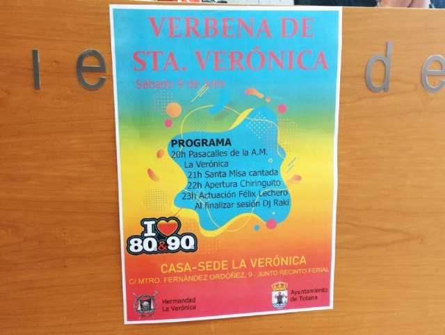 La Verbena de la Hermandad de La Verónica tendrá lugar este próximo sábado 9 de julio, con la celebración de diversas actividades, Foto 2