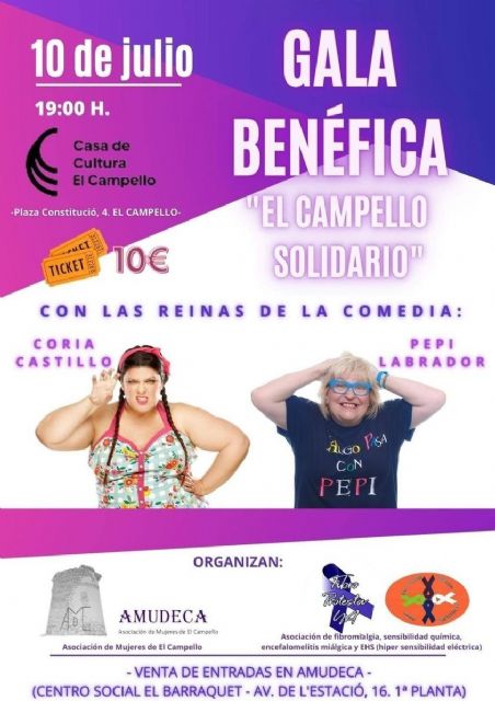 GALA SOLIDARIA del 10 de julio en la casa de cultura de El Campello - 1, Foto 1