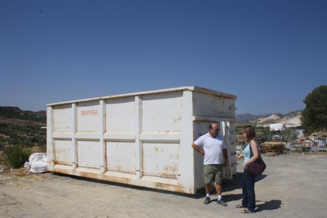 Habilitado, por primera vez en Cehegín, un punto de recogida de residuos plásticos agrícolas - 1, Foto 1