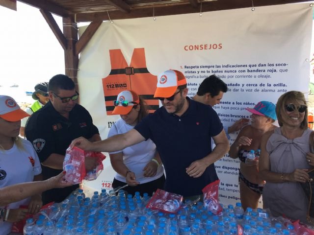 Presidencia presenta la campaña ´Disfruta de un baño seguro´ en San Javier - 1, Foto 1