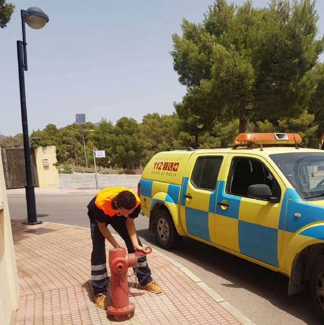Protección Civil acomete trabajos de revisión técnica en más de 150 hidrantes distribuidos por el casco urbano y el polígono industrial El Saladar, Foto 2