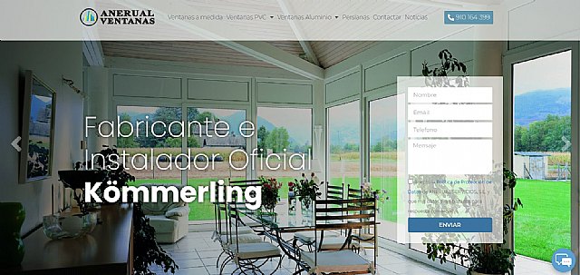 La empresa Ventanas Anerual inaugura nueva página web - 1, Foto 1