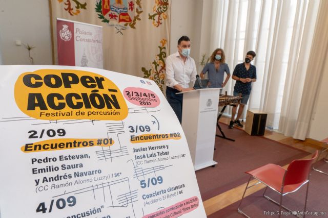 Cartagena acogerá los primeros días de septiembre el festival de percusión ´CoPer-Acción´ - 1, Foto 1