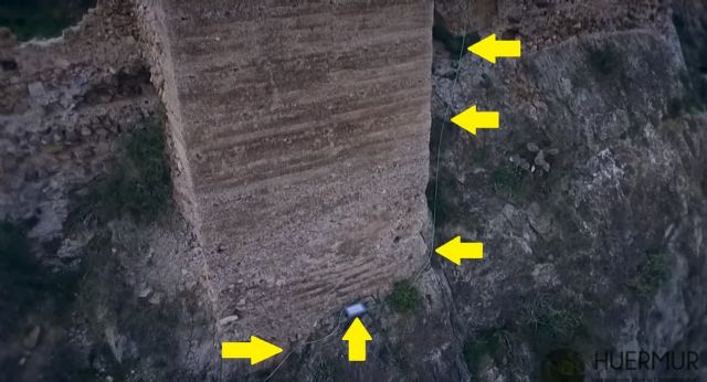 El Ministerio confirma a Huermur que la iluminación del castillo de Monteagudo está repleta de problemas - 4, Foto 4