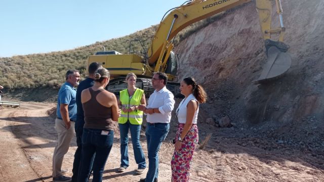 Avanzan las obras de ampliación de la carretera que enlaza Lorca con el corazón de la Sierra de Almenara, Foto 1