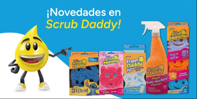 123 tinta amplía su catálogo con la incorporación de la gama de limpieza de Scrub Daddy - 1, Foto 1