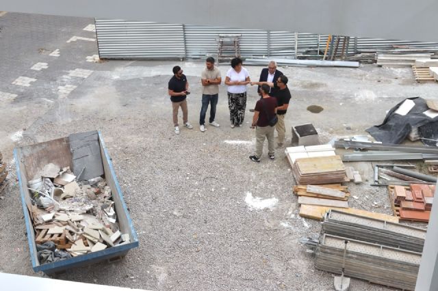 Comienzan las obras de adecuación del aparcamiento situado junto a la nueva sede del Ayuntamiento de Puerto Lumbreras - 3, Foto 3